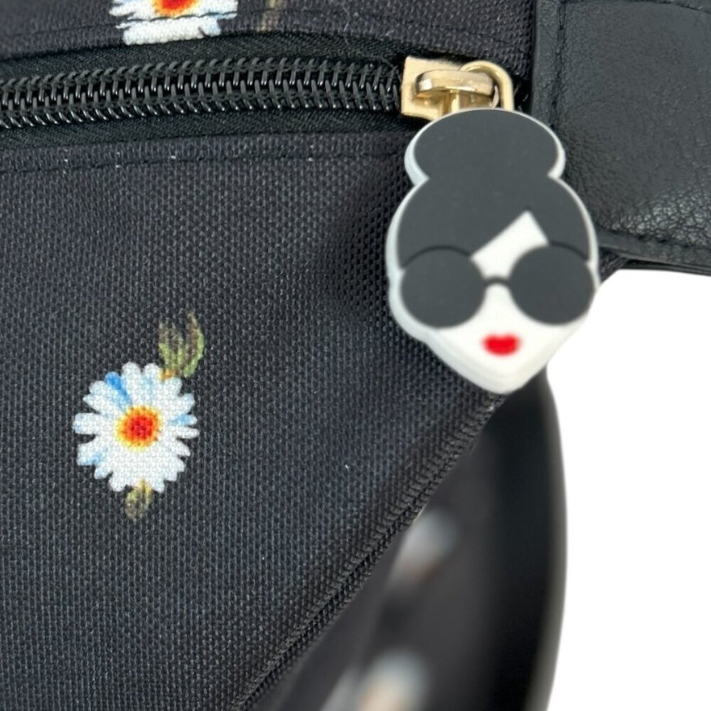 Alice + Olivia Daisy Print Duffel Everyday Bag / Tote Shopping Travel Vacation - Picture 4 of 13